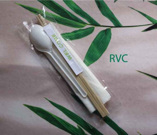 Combo đũa muỗng 4 trong 1 dùng 1 lần