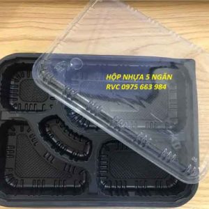 Hộp nhựa đựng cơm 5 ngăn JB19