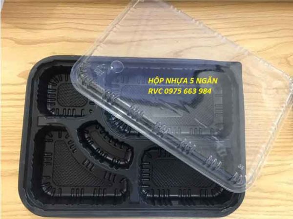 Hộp nhựa đựng cơm 5 ngăn JB19