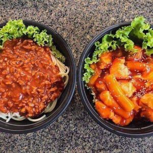 Tô Nhựa Đen Đựng Bún Phở Hủ Tiếu