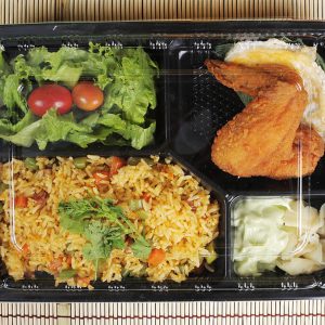Hộp Nhựa Đựng Cơm 4 Ngăn Dùng 1 Lần