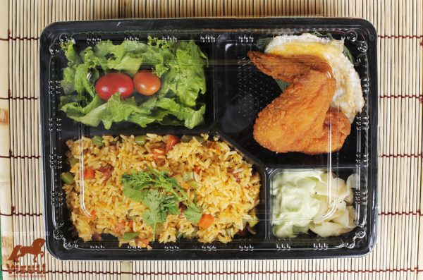 Hộp Nhựa Đựng Cơm 4 Ngăn Dùng 1 Lần