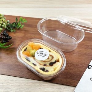 Hộp nhựa Oval đựng bánh JB11