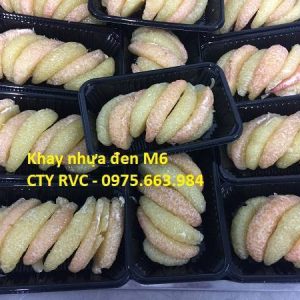 Khay nhựa đựng trái cây gọt sẵn